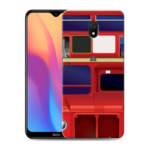 Дизайнерский силиконовый с усиленными углами чехол для Xiaomi RedMi 8A Дух Лондона