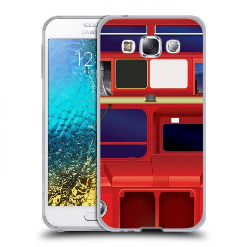 Дизайнерский пластиковый чехол для Samsung Galaxy E5 Дух Лондона