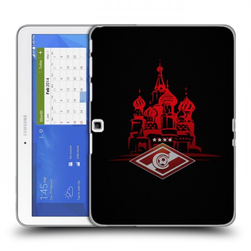 Дизайнерский силиконовый чехол для Samsung Galaxy Tab 4 10.1 спартак