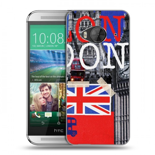 Дизайнерский силиконовый чехол для HTC One ME Дух Лондона