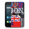 Дизайнерский силиконовый чехол для Alcatel One Touch Pixi 4 (4) Дух Лондона