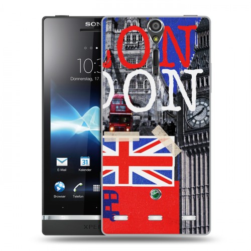 Дизайнерский пластиковый чехол для Sony Xperia S Дух Лондона