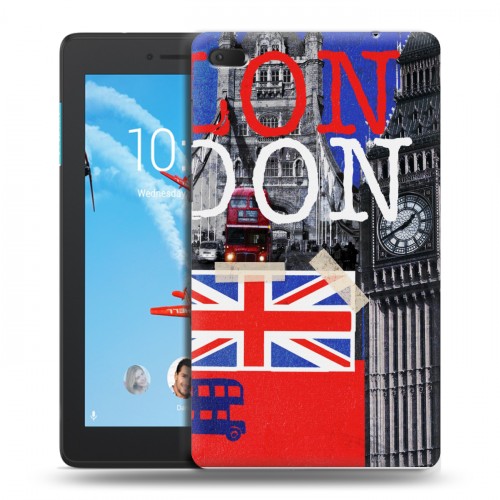 Дизайнерский силиконовый чехол для Lenovo Tab E7 Дух Лондона
