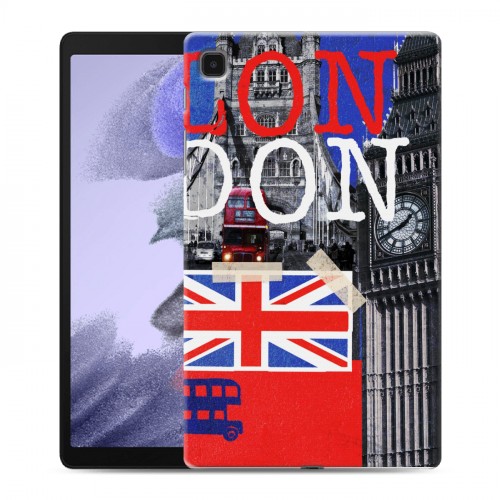 Дизайнерский силиконовый чехол для Samsung Galaxy Tab A7 lite Дух Лондона