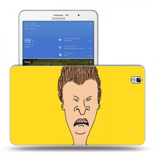 Дизайнерский силиконовый чехол для Samsung Galaxy Tab Pro 8.4 креативный принт