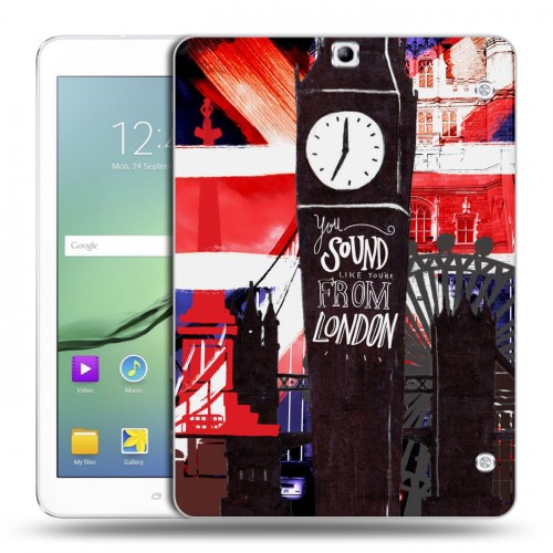Дизайнерский силиконовый чехол для Samsung Galaxy Tab S2 9.7 Дух Лондона
