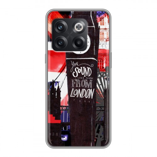 Дизайнерский силиконовый чехол для OnePlus 10T Дух Лондона