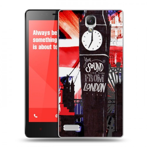 Дизайнерский пластиковый чехол для Xiaomi RedMi Note Дух Лондона