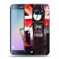 Дизайнерский пластиковый чехол для Samsung Galaxy S6 Edge Дух Лондона
