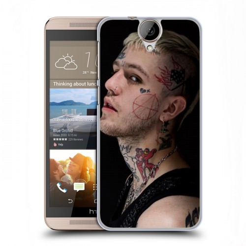 Дизайнерский пластиковый чехол для HTC One E9+ lil peep