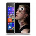 Дизайнерский пластиковый чехол для Microsoft Lumia 540 lil peep