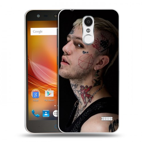 Дизайнерский пластиковый чехол для ZTE Blade X5 lil peep