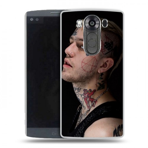 Дизайнерский пластиковый чехол для LG V10 lil peep