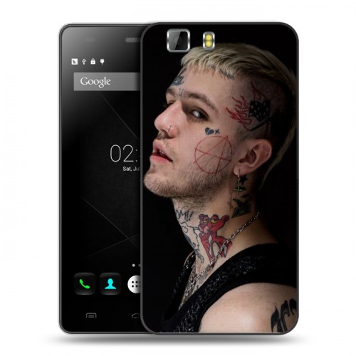 Дизайнерский силиконовый чехол для Doogee X5 lil peep