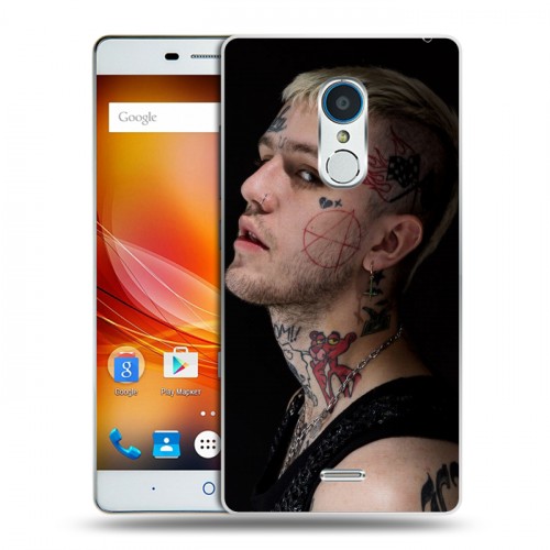 Дизайнерский пластиковый чехол для ZTE Blade X9 lil peep