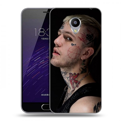 Дизайнерский силиконовый чехол для Meizu M3s Mini lil peep