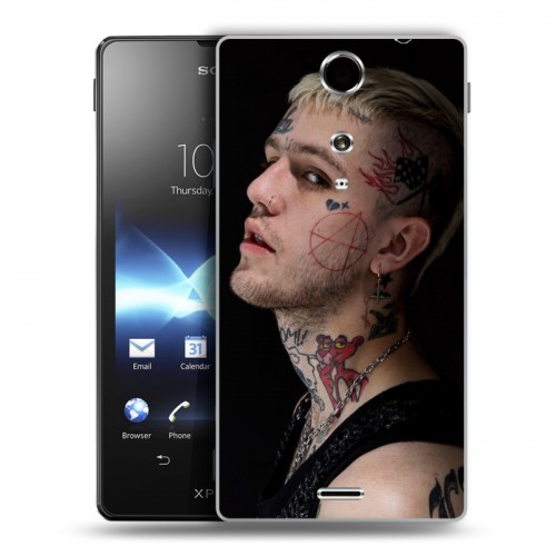 Дизайнерский пластиковый чехол для Sony Xperia TX lil peep