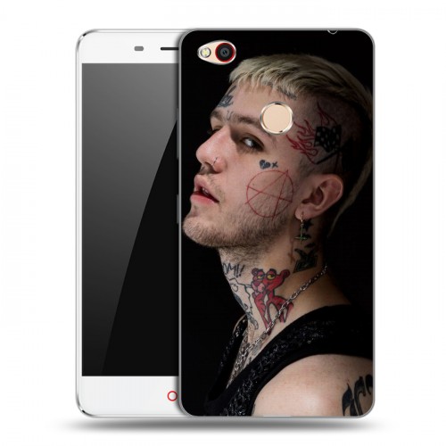 Дизайнерский пластиковый чехол для ZTE Nubia N1 lil peep