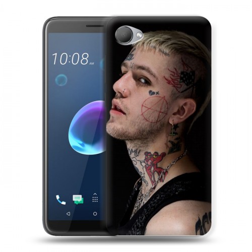 Дизайнерский пластиковый чехол для HTC Desire 12 lil peep