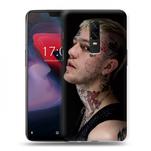 Дизайнерский пластиковый чехол для OnePlus 6 lil peep