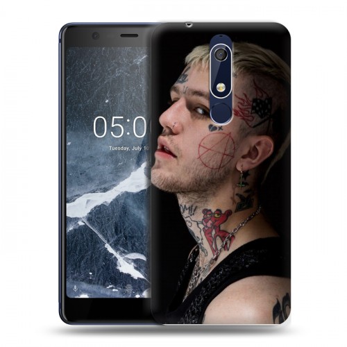 Дизайнерский пластиковый чехол для Nokia 5.1 lil peep