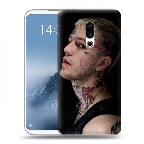 Дизайнерский силиконовый чехол для Meizu 16th Plus lil peep