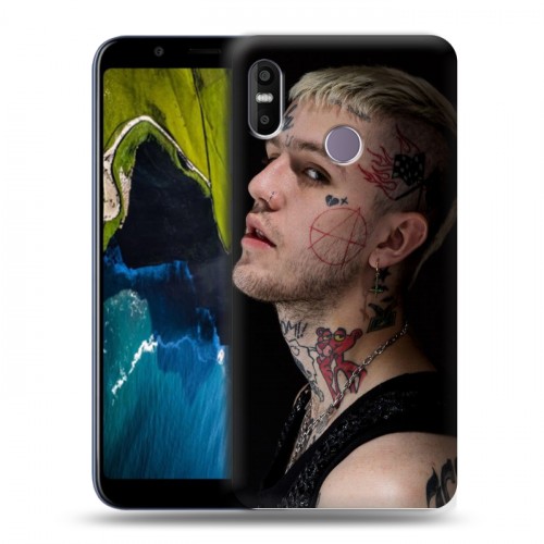 Дизайнерский пластиковый чехол для HTC U12 Life lil peep