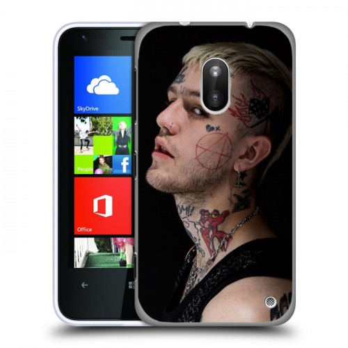 Дизайнерский пластиковый чехол для Nokia Lumia 620 lil peep