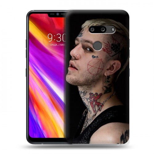 Дизайнерский пластиковый чехол для LG G8 ThinQ lil peep