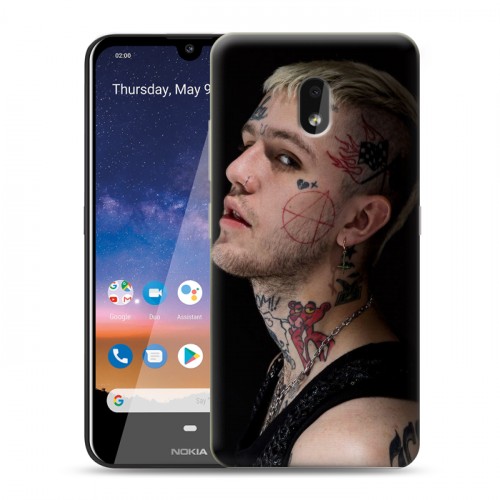 Дизайнерский пластиковый чехол для Nokia 2.2 lil peep