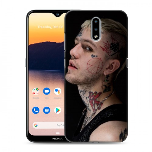 Дизайнерский пластиковый чехол для Nokia 2.3 lil peep