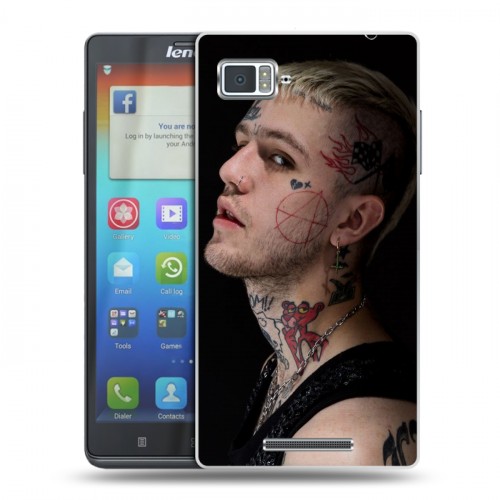 Дизайнерский пластиковый чехол для Lenovo Vibe Z lil peep