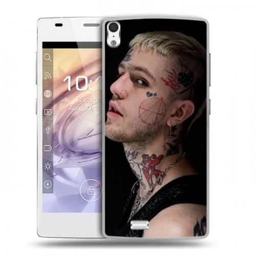 Дизайнерский пластиковый чехол для Prestigio Grace lil peep