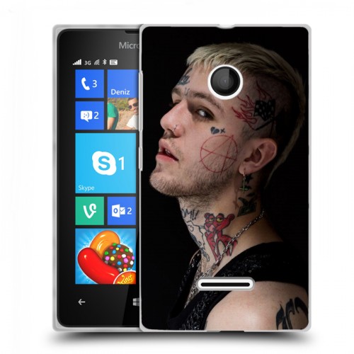 Дизайнерский пластиковый чехол для Microsoft Lumia 435 lil peep