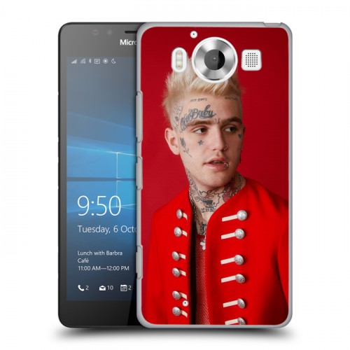 Дизайнерский пластиковый чехол для Microsoft Lumia 950 Lil peep