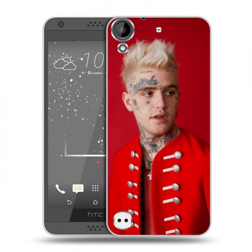 Дизайнерский пластиковый чехол для HTC Desire 530 Lil peep