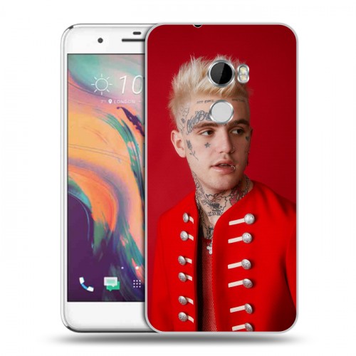 Дизайнерский пластиковый чехол для HTC One X10 Lil peep