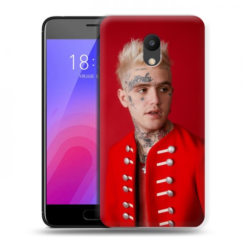 Дизайнерский пластиковый чехол для Meizu M6 Lil peep