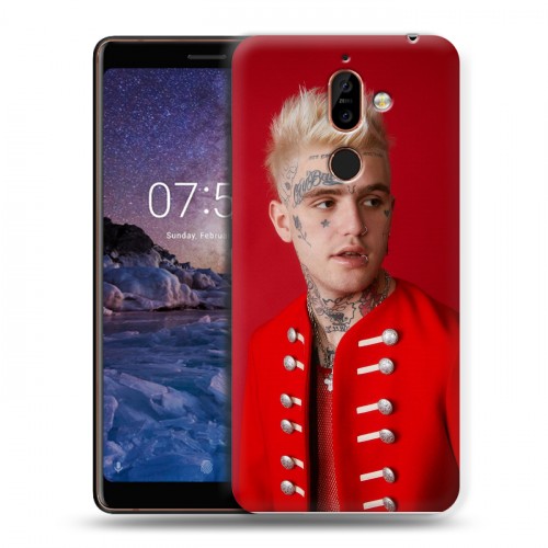 Дизайнерский пластиковый чехол для Nokia 7 Plus Lil peep