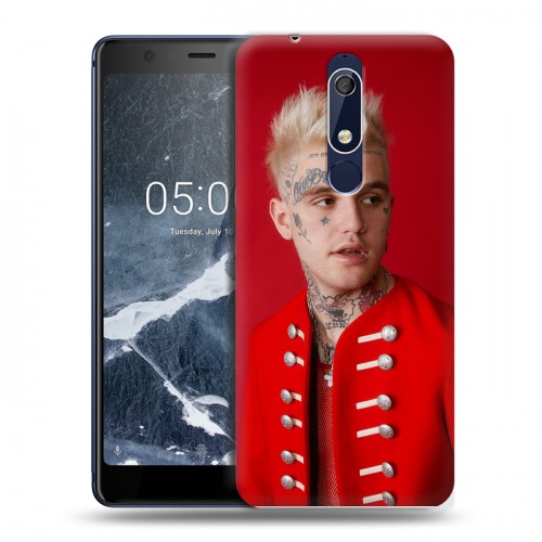 Дизайнерский пластиковый чехол для Nokia 5.1 Lil peep