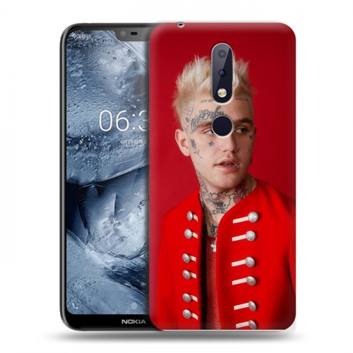 Дизайнерский пластиковый чехол для Nokia 6.1 Plus Lil peep