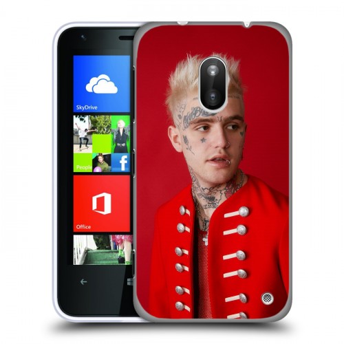 Дизайнерский пластиковый чехол для Nokia Lumia 620 Lil peep