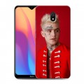 Дизайнерский силиконовый с усиленными углами чехол для Xiaomi RedMi 8A Lil peep