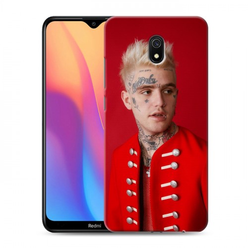 Дизайнерский силиконовый с усиленными углами чехол для Xiaomi RedMi 8A Lil peep