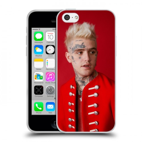 Дизайнерский пластиковый чехол для Iphone 5c Lil peep