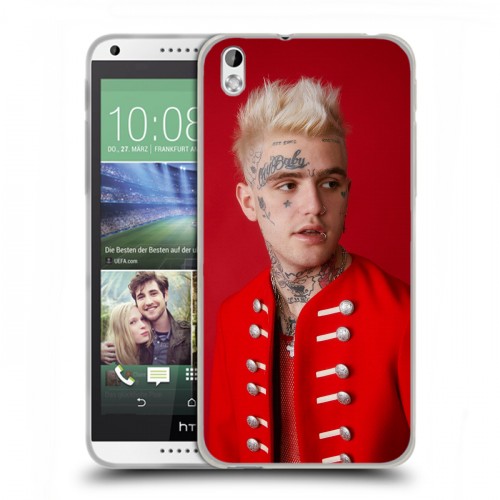 Дизайнерский пластиковый чехол для HTC Desire 816 Lil peep