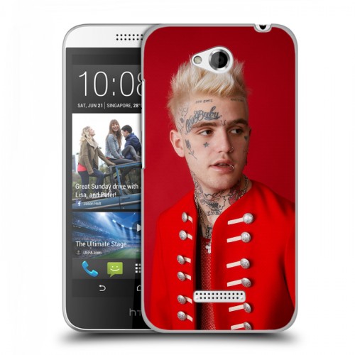 Дизайнерский пластиковый чехол для HTC Desire 616 Lil peep