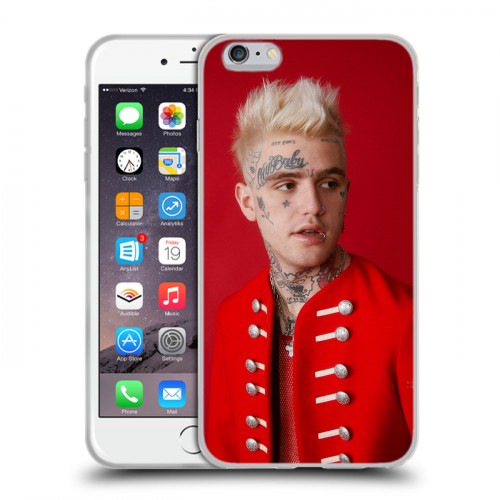 Дизайнерский силиконовый чехол для Iphone 6 Plus/6s Plus Lil peep