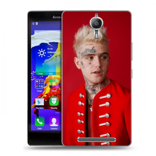 Дизайнерский пластиковый чехол для Lenovo P90 Lil peep