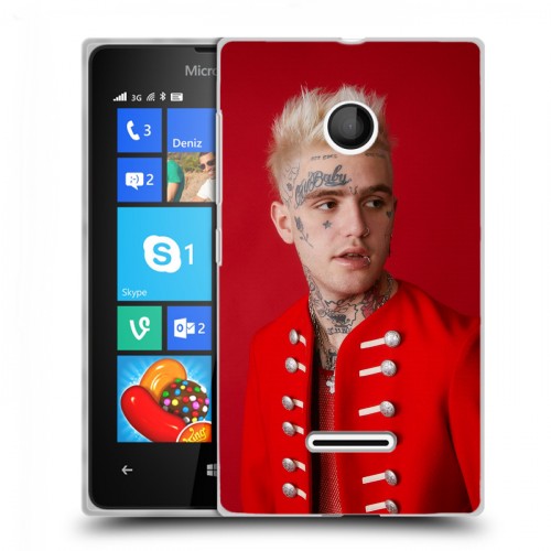 Дизайнерский пластиковый чехол для Microsoft Lumia 435 Lil peep